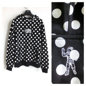 BILLIONAIRE BOYS CLUB MEN'S STRIPED POLKA DOT HOODIE